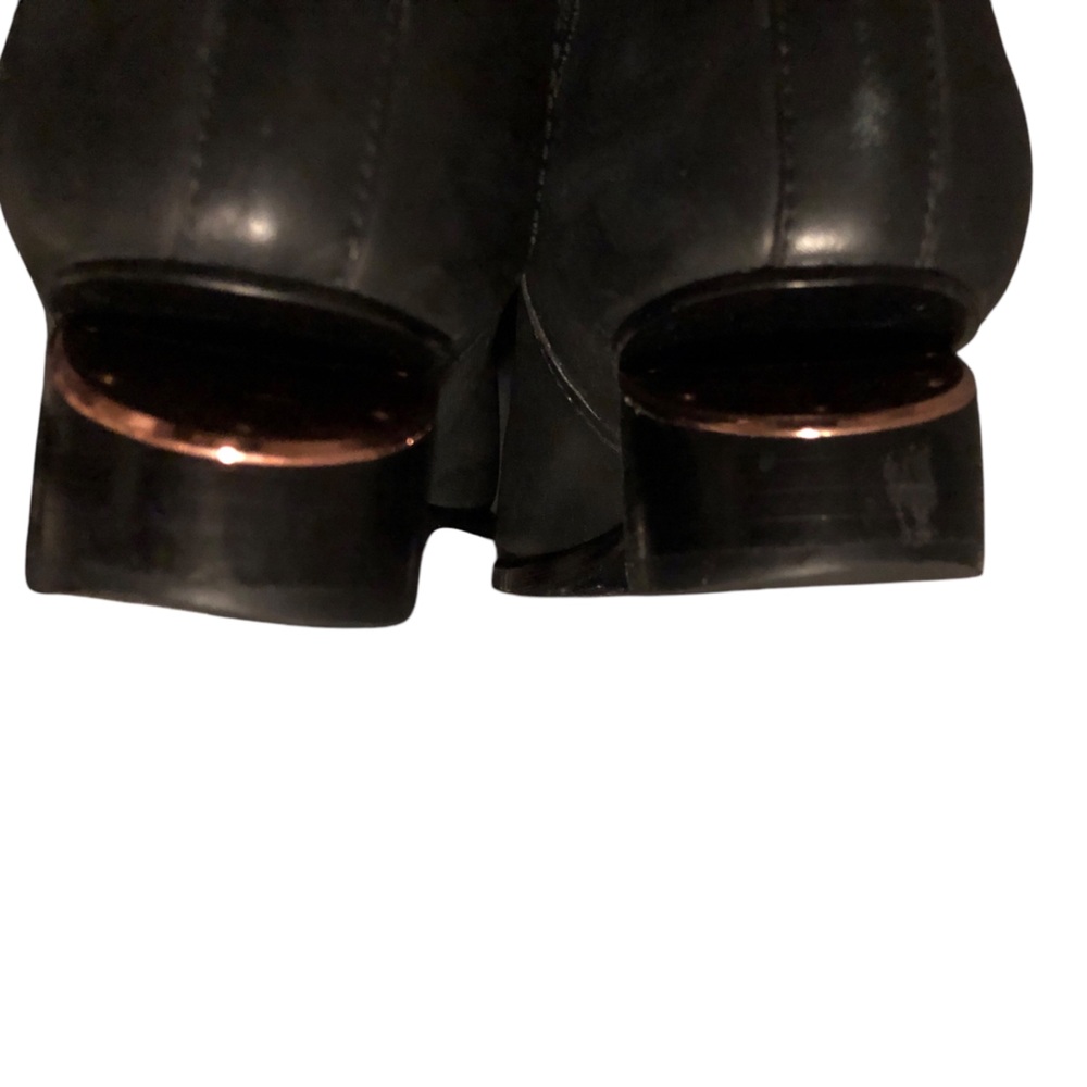 Alexander Wang Kori cut out boot black leather and chrome sz 37 Host Pick!! - Picture 8 of 8